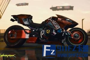 《赛博朋克2077》炫酷摩托车截图：灵感来自阿基拉！
